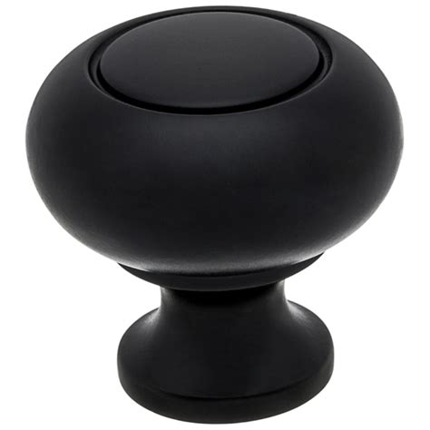 blackened steel cabinet knob|black round knobs for cabinets.